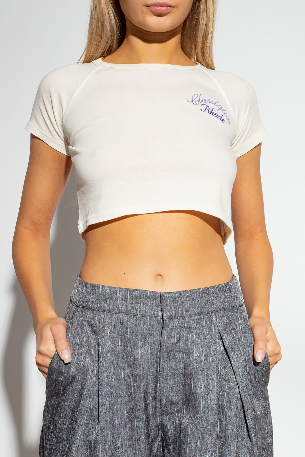 Her lip to - Trois Logo Cropped Shirtの通販 by ☆彡